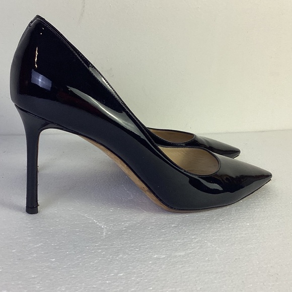 Jimmy Choo Shoes - Jimmy Choo Romy Black Patent Pump - 39.5